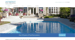 Desktop Screenshot of metrocrestpools.com